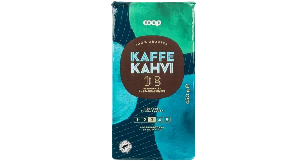 COOP jahvatatud kohv tume röst 450g
