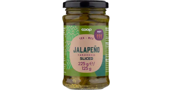 Coop jalapeno viilud soolvees 225 g