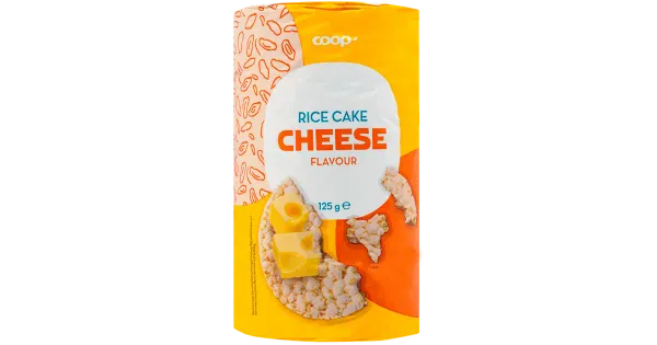 Coop juustumaitselised riisigaletid 125g gv
