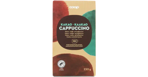 Coop kakao-cappuccino 10x23g