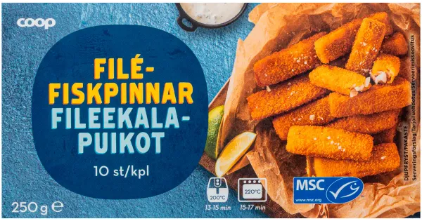 Coop Kalafileepulgad 250 g