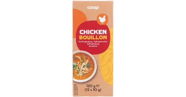 Coop kanapuljongikuubik 12 tk (10 g), 120 g