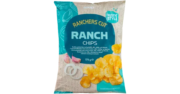 Coop kartulikrõpsud ranch 175g