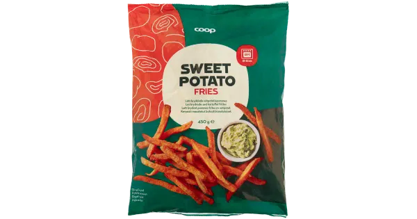 Coop Kergelt Maitsestatud Bataadifriikartulid 450 g