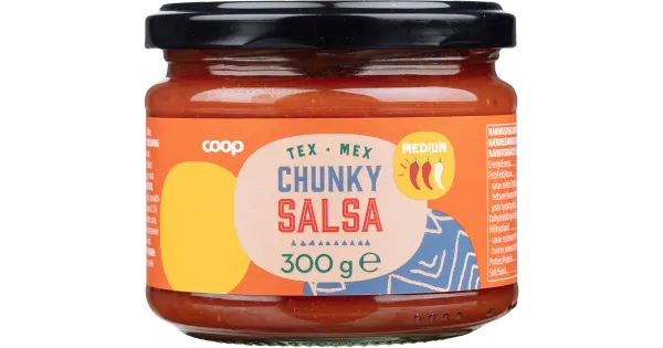 Coop keskmise teravusega tomatisalsa 300 g
