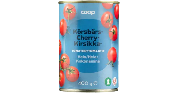 Coop kirsstomatid tomatimahlas 400g