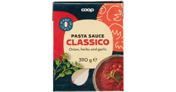 Coop klassikaline pastakaste 390 g