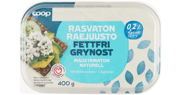 Coop kodujuust 0,2%, 400g
