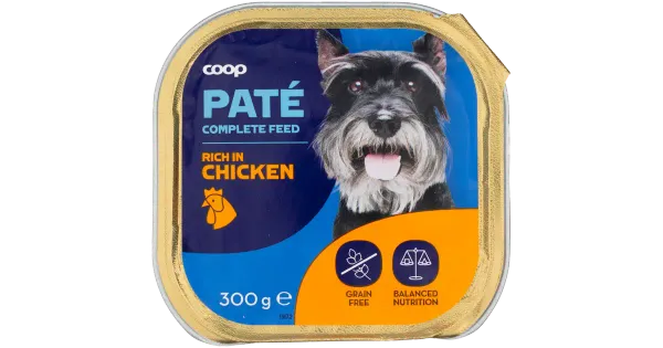 COOP Koera pate 300g sisaldab kana