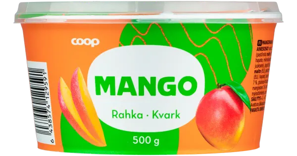 Coop kohupiimakreem mango, 500g