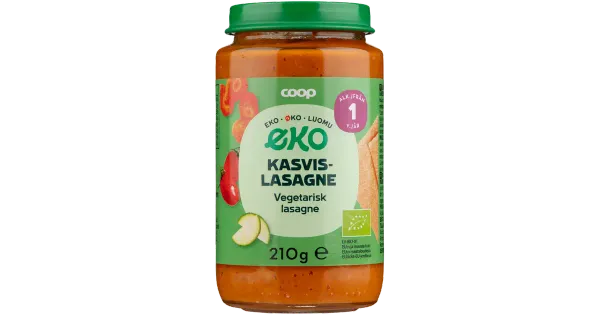 Coop köögiviljalasanje 12K, 210 g
