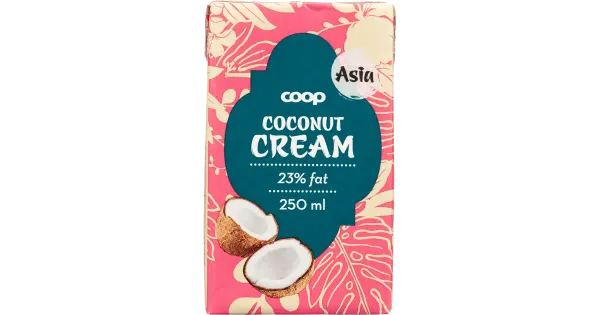 Coop kookoskreem 22-24% 250ml