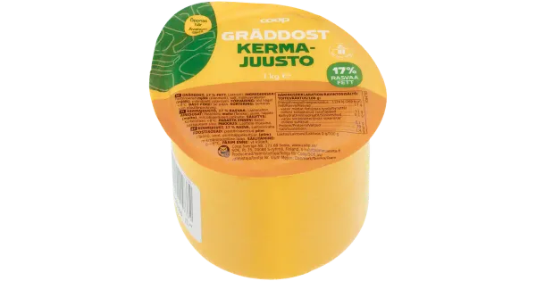 Coop koorejuust 17%, 1 kg