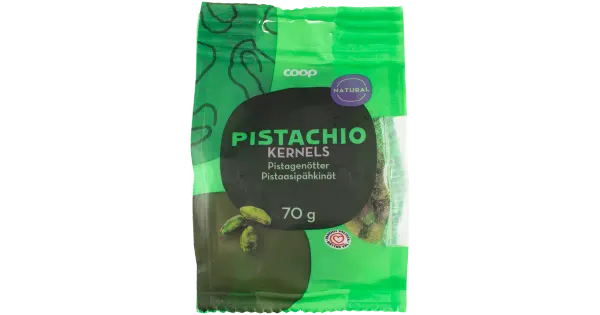 Coop koorteta pistaatsiapähklid 70g