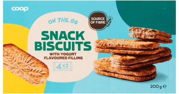 Coop kreeemitäidisega küpsikad 27 % jogurtimaitsega 200g