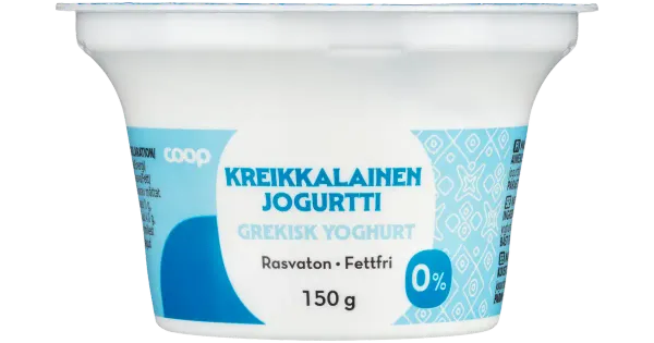 Coop Kreeka jogurt 0%, 150g