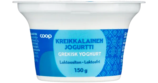 Coop Kreeka jogurt 2%, laktoosivaba, 150 g