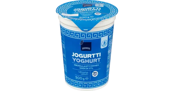 Coop kreeka stiilis laktoosivaba jogurt 10%, 500g