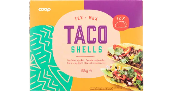 Coop krõbedad maisijahust taskud 135g