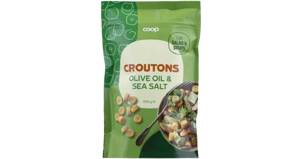 Coop krutoonid oliiviõli ja meresoolaga 100g