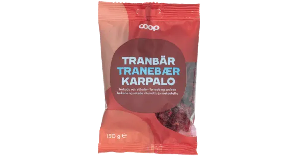 Coop kuivatatud jõhvikad 150g