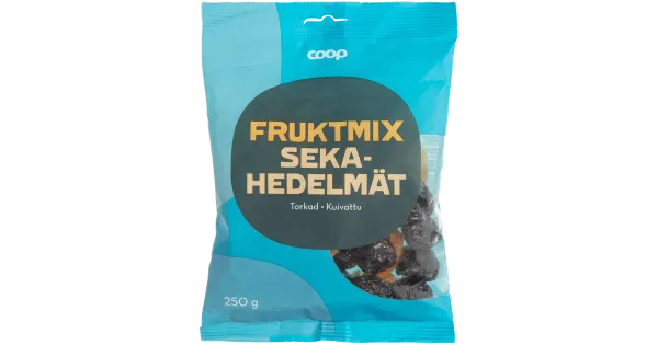 Coop kuivatatud puuviljade segu 250g