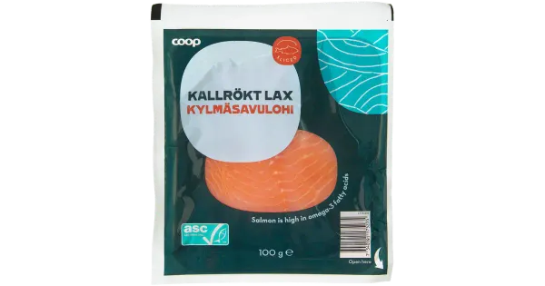 Coop Külmsuitsulõhe Viilud ASC 100G