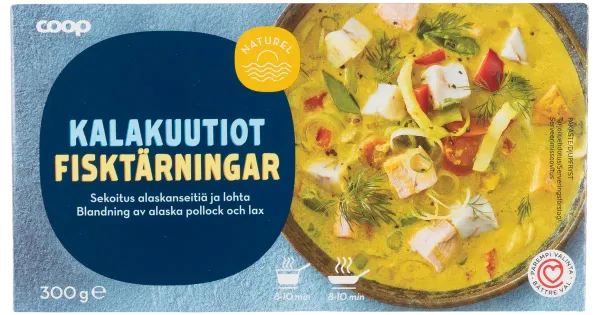 Coop külmutatud Kalakuubikud 300 g