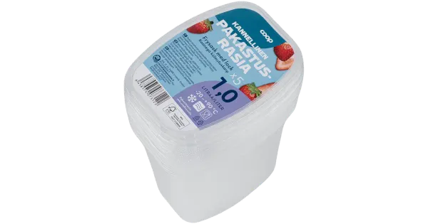 Coop külmutuskarbid 1l 5tk