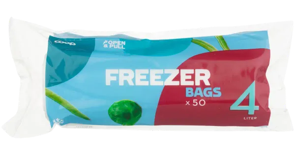 Coop külmutuskott 4l 50tk