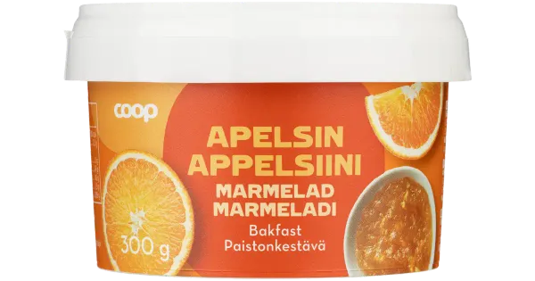 Coop küpsetuskindel apelsinimarmelaad 300g