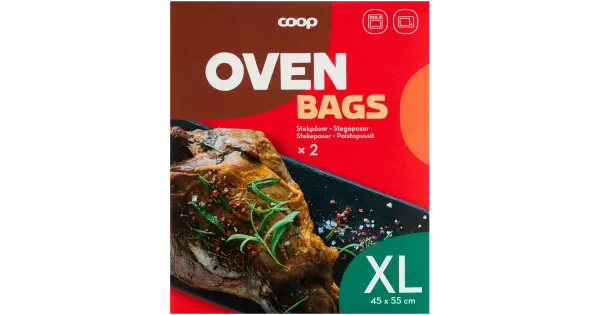 Coop küpsetuskott xl 45x55cm 2tk