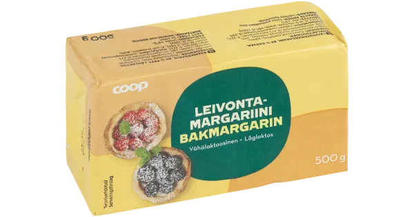 Coop küpsetusmargariin 80%, 500 g