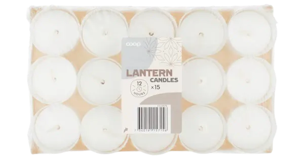 Coop laternaküünal 12-15h 15tk