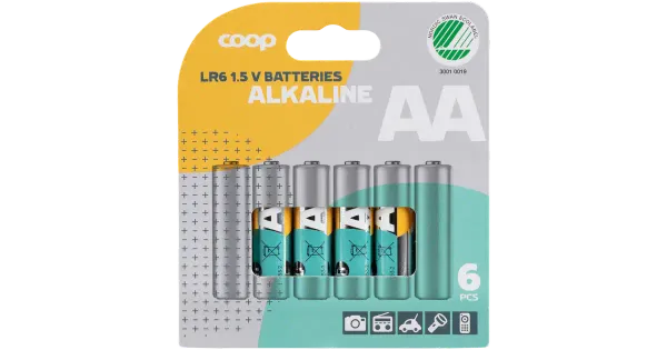 Coop leelispatarei aa/lr6 6tk
