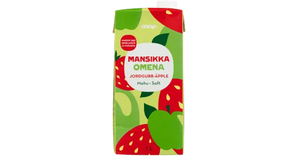 Coop maasika-õunajook 1 l