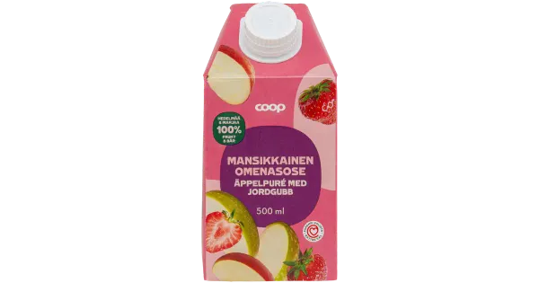 Coop maasika-õunapüree 500ml