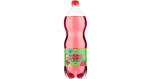 Coop maasika-rabarberi karastusjook suhkruvaba 1,5 l