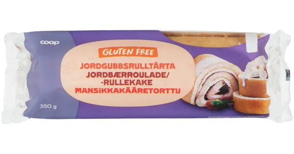Coop Maasikarullbiskviit 350 G