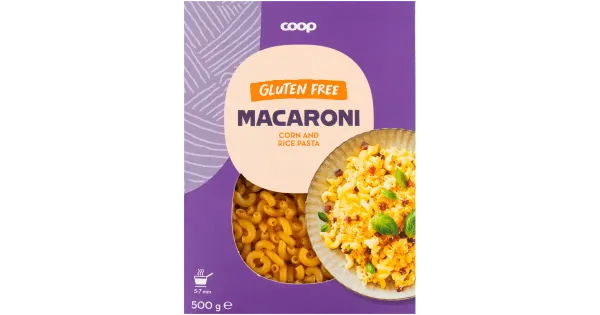 Coop maisi- ja riisipasta 500g