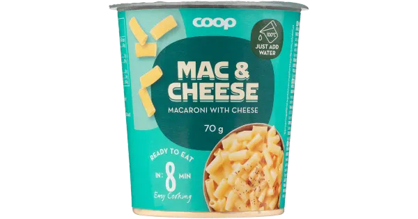 Coop makaronid juustuga 70 g