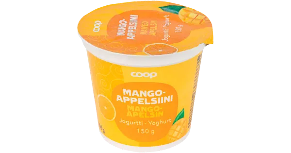 Coop mango-apelsinijogurt 150g