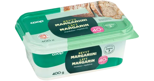Coop margariin 40%, 400 g
