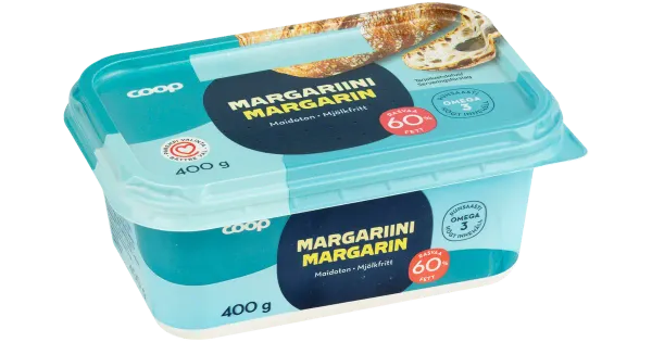 Coop margariin 60%, 400g