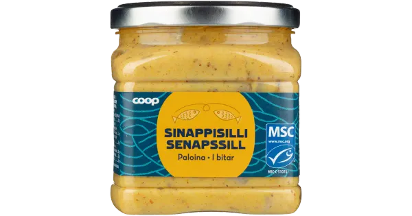 Coop Marineeritud Heeringas Sinepikastmes 490g MSC