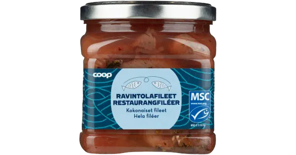 Coop Marineeritud Vürtsiheeringas 500/285 G MSC