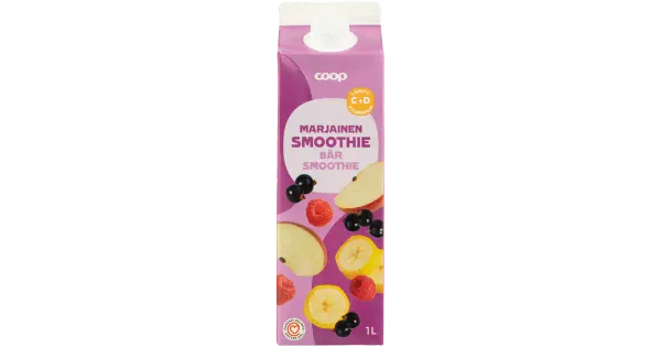 Coop marjasmuuti C+D 1L