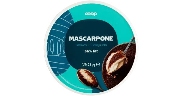 Coop mascarpone toorjuust koorest 250g