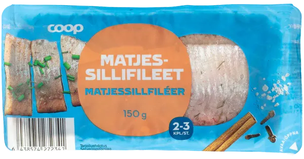 Coop Matjes-Heeringafileed 150G