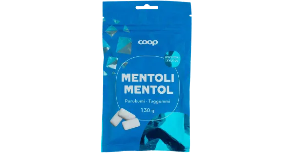Coop Menthol närimiskummid 130g